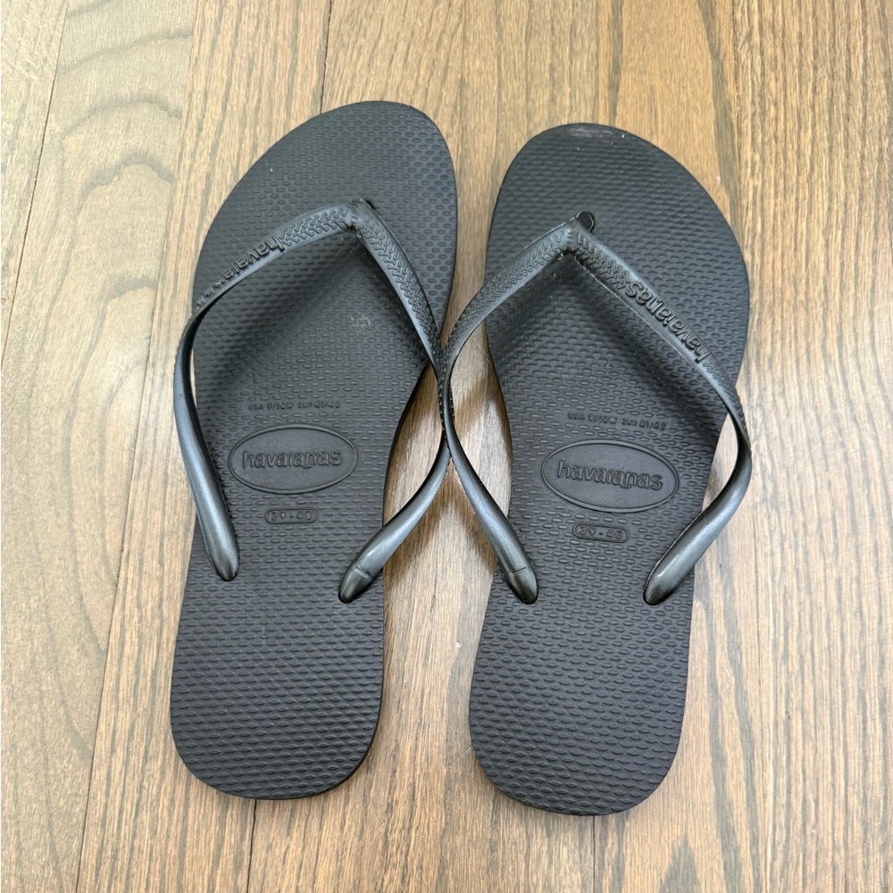 Havaianas Charcoal Flip Flops